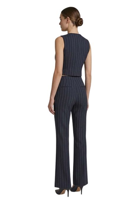 Tailleur Tre Pezzi Gessato MISS MAX | Tailleur | MG26GESSATOBLU